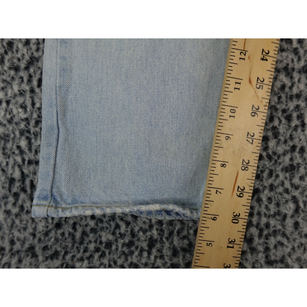BDG Bootcut Distressed High Rise Straight Leg Jeans Light Wash 27x30‎ - Picture 6 of 12